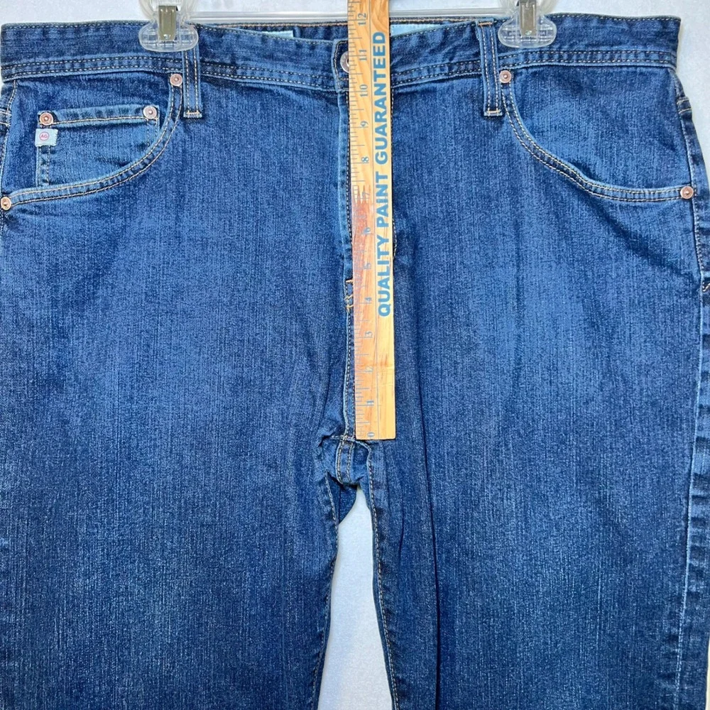 AG Adriano Goldschmied B-Type III Easy Dark Wash Straight Leg Jeans Men 38x35